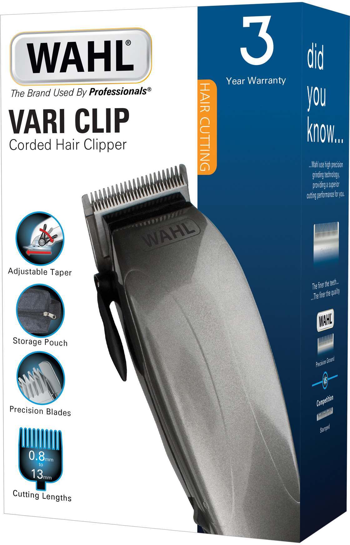 uk hair clipper sizes in mm