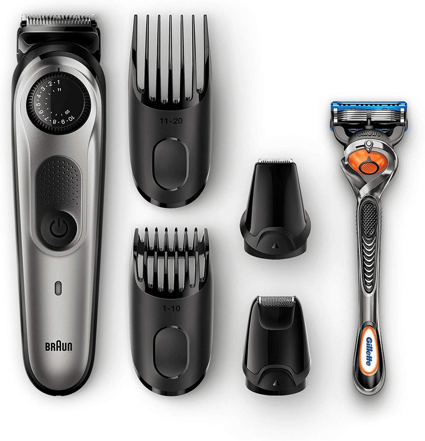 braun mgk5260 beard & hair trimmer grooming kit