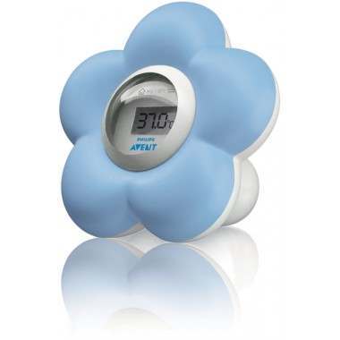 Philips SCH550/20 Blue Flower Baby Bath and Room Thermometer
