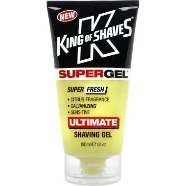 King of Shaves 2KS-120163 SuperGel Citrus Ulitmate Shaving Gel