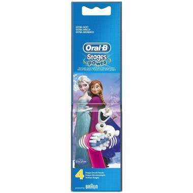 Oral-B EB10-4 Frozen 4 Pack Toothbrush Heads