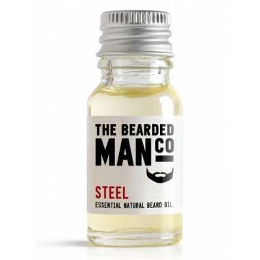 The Bearded Man Co. 10ml Steel Essential Natural Beard Oil