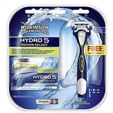 Wilkinson Sword GSTOWIL009 Hydro 5 Power Select, Black Edition 5 Blades Plus Razor