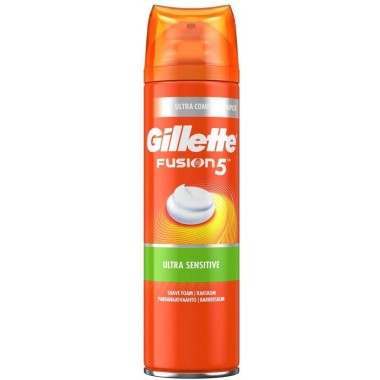 Gillette 81684923 Fusion5 Ultra Sensitive 250ml Men's Shaving Foam