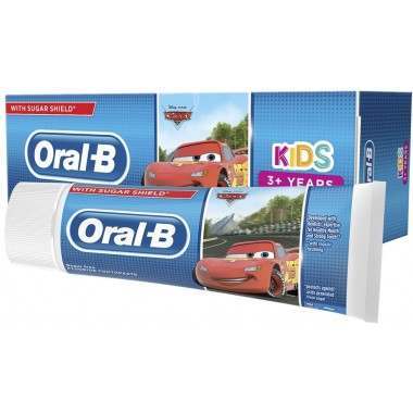 Oral-B 81730284/ TOORA204A Cars Sugar Free 75ml Toothpaste