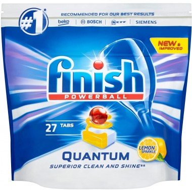 Finish HOFIN240 Quantum Powerball 27 Dishwasher Tablets