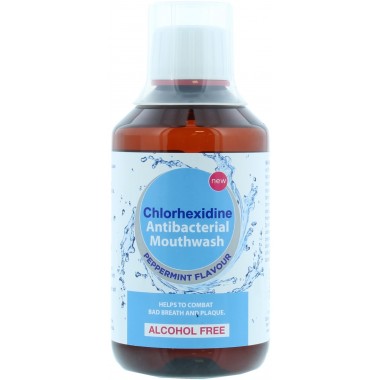 Chlorhexidine TOCHL002 300ml Anti Bacterial Alcohol Free Mouthwash