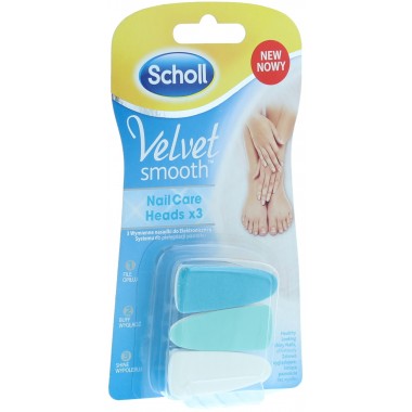 Scholl TOSCH867 Velvet Smooth Nail Care Blue Refills