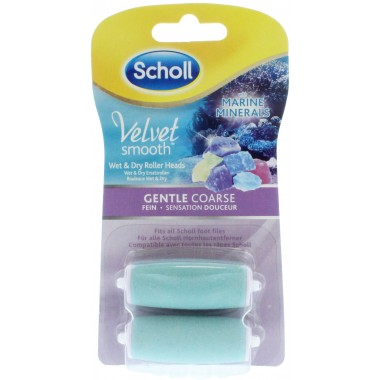 Scholl TOSCH054 Velvet Smooth Gentle Coarse Pedi Refills