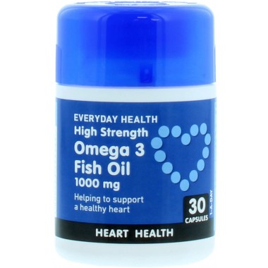 Everyday Health MEEVE005 Omega 3 Fish Oil 1000mg Pack Of 30 Tablets