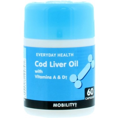 Everyday Health MEEVE006 Cod Liver Oil Pack Of 60 Tablets