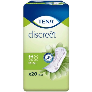 Tena TOTEN019 Discreet Mini Pack Of 20 Pads
