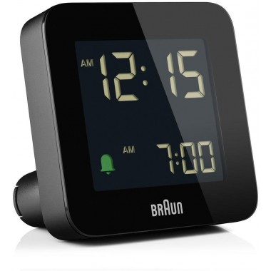 Braun BC09B Digital Black Alarm Clock