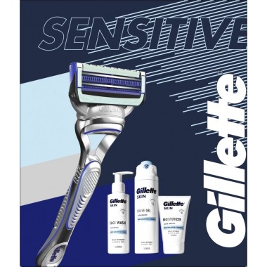 Gillette 80705156 Skin Sensitive Gift Set