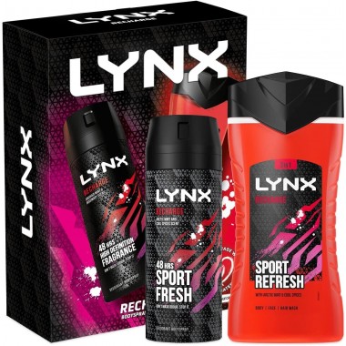 Lynx GSCGLYN279 Recharge Duo 2 Piece Gift Set