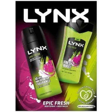 Lynx GSCGLYN277 Epic Fresh Duo 2 Piece Gift Set