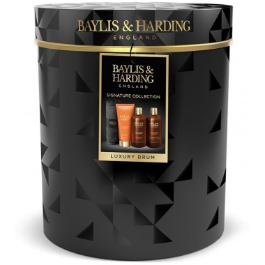 Bayliss & Harding BH23BPDRUM Black Pepper Pamper Drum Gift Set
