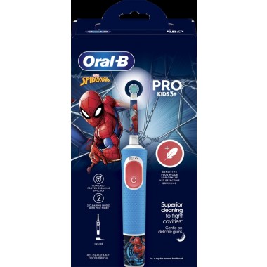 Oral-B D103.413.2K Pro Kids 3+ Spiderman Electric Toothbrush