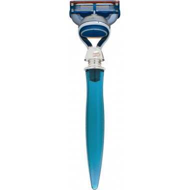 êShave 75001 Blue Nickel Plated Collection 5 Blade Razor