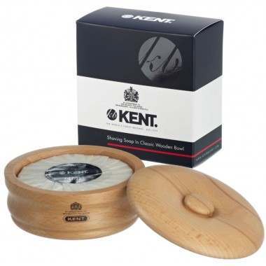 Kent SB1 Shaving Soap in Classic Wooden Shaving Bowl