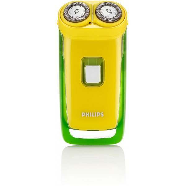 green philips shaver