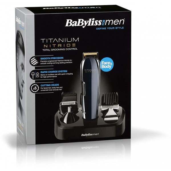 babyliss for men titanium nitride trimmer