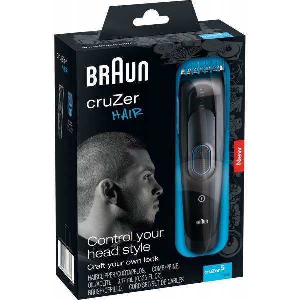 Braun 81462896 CruZer5 Head Hair Clipper