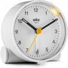 Braun BC01W Classic Analogue White Alarm Clock