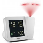 Braun BC15WUK Digital Projection White Alarm Clock
