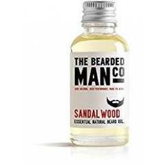 The Bearded Man Co. 10ml Sandalwood Essential Natural Beard Oil
