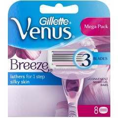 Gillette 81745062 Venus Breeze 8 Pack Razor Blades