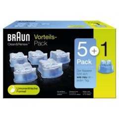 Braun CCR5+1 6 Pack Cleaning Refill