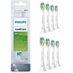 Philips HX6068/12 W2 Optimal White 8 Pack Standard Toothbrush Heads