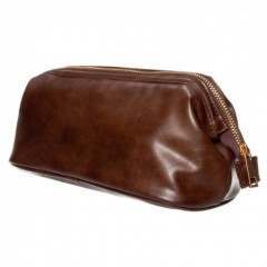 Monza SJA42059 Classic Brown Wash Bag