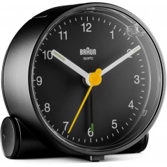 Braun BC01B Classic Analogue Black Alarm Clock
