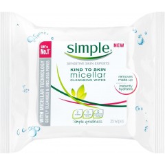 Simple TOSIM072A Kind to Skin 25 Pack Cleansing Wipes