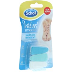 Scholl TOSCH867 Velvet Smooth Nail Care Blue Refills