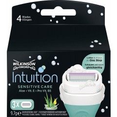 Wilkinson Sword TOWIL135B Intuition Sensitive Care Pack Of 3 Razor Blades
