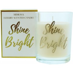 CandleLight HOCAN007 Shine Bright Gold Scented 220g Candle