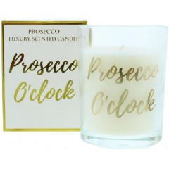 CandleLight HOCAN003 Prosecco O'clock Gold Scented Boxed Candle