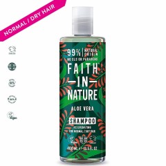 Faith in Nature FI10510106 Aloe Vera Natural 400ml Shampoo