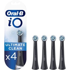Oral-B iO Ultimate Clean Black 4 Pack Toothbrush Heads