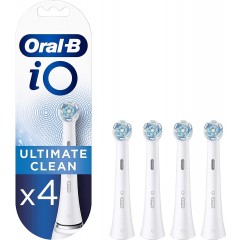 Oral-B 80338940 iO Ultimate Clean White Pack of 4 Toothbrush Heads
