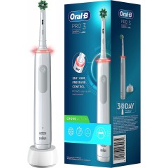 Oral-B D505.513.3 Pro 3 White Cross Action Electric Toothbrush