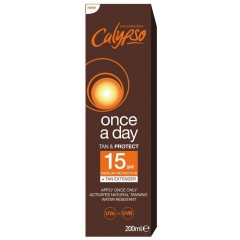 Calypso CYCALC15TA SPF15 Once A Day Tan & Protect Sun Tan Lotion