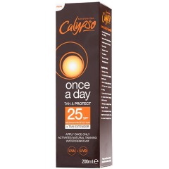 Calypso CYCALC25TA SPF25 Once A Day Tan & Protect Sun Tan Lotion