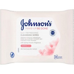 Johnsons TOJOH672 Make Up Be Gone 5 in 1 Refreshing Cleansing Wipes
