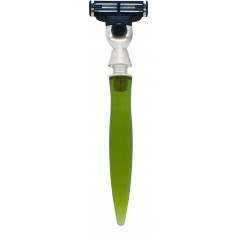 êShave Green Nickel Plated Collection 3 Blade Razor