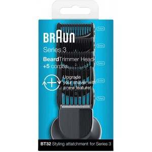 Braun BT32 Series 3 Shave & Style Trimmer Head + 5 Comb Set