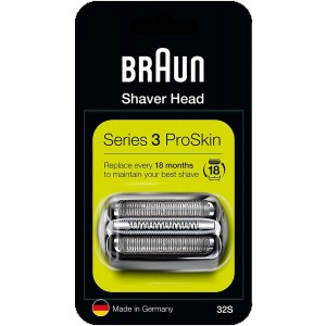 Braun 32S Series 3 Silver Cassette Foil & Cutter Pack